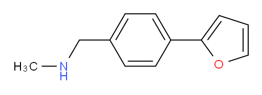 4-(2-Furanyl)-N-methylbenzenemethanamine (ACI)