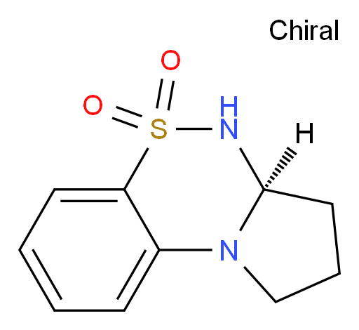(3aS)-2,3,3a,4-tetrahydro-1H-pyrrolo[2,1-c][1,2,4]benzothiadiazine 5,5-dioxide