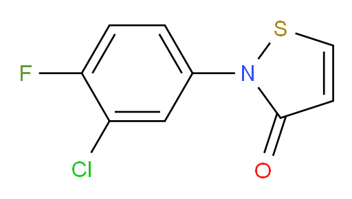 2-(3-Chloro-4-fluorophenyl)-3(2H)-isothiazolone (ACI)