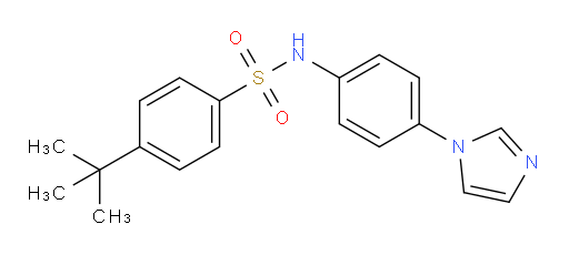 4-(1,1-Dimethylethyl)-N-[4-(1H-imidazol-1-yl)phenyl]benzenesulfonamide (ACI)