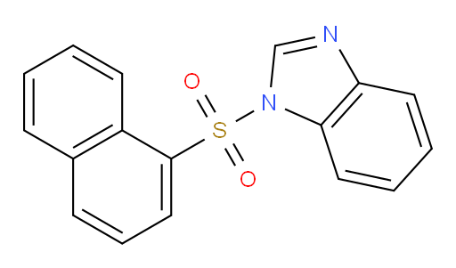 1-(1-Naphthalenylsulfonyl)-1H-benzimidazole (ACI)
