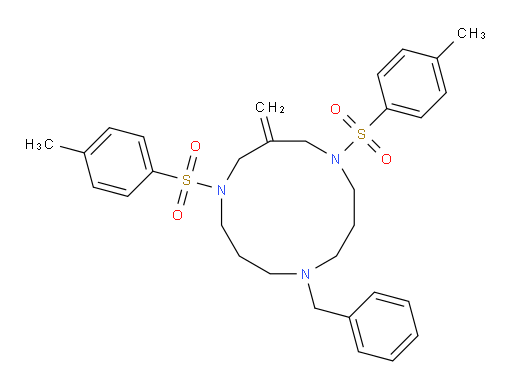 3-Methylene-1,5-bis[(4-methylphenyl)sulfonyl]-9-(phenylmethyl)-1,5,9-triazacyclododecane (ACI)