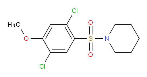 1-[(2,5-Dichloro-4-methoxyphenyl)sulfonyl]piperidine (ACI)