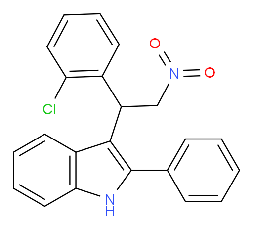 3-[1-(2-Chlorophenyl)-2-nitroethyl]-2-phenyl-1H-indole (ACI)