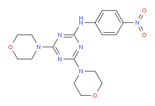 4,6-Di-4-morpholinyl-N-(4-nitrophenyl)-1,3,5-triazin-2-amine (ACI)