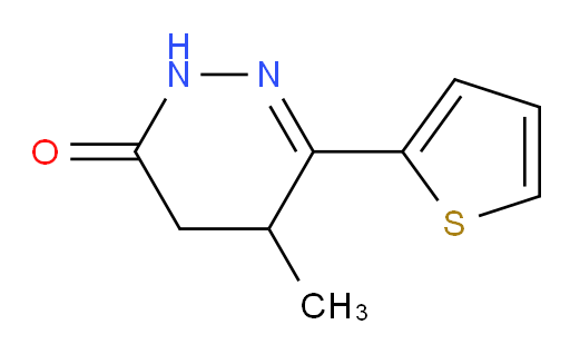 4,5-Dihydro-5-methyl-6-(2-thienyl)-3(2H)-pyridazinone (ACI)