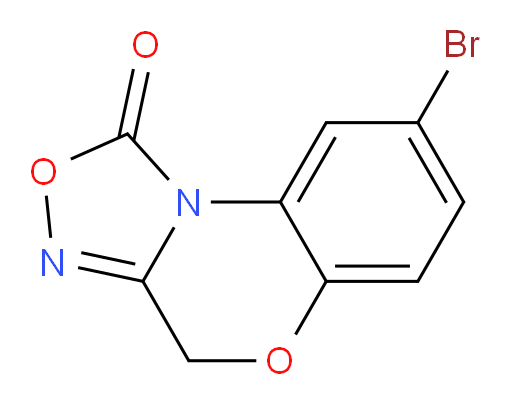 8-Bromo-1H,4H-[1,2,4]oxadiazolo[3,4-c][1,4]benzoxazin-1-one (ACI)