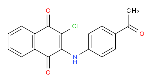 2-[(4-Acetylphenyl)amino]-3-chloro-1,4-naphthalenedione (ACI)
