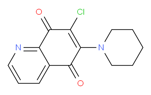 7-Chloro-6-(1-piperidinyl)-5,8-quinolinedione (ACI)