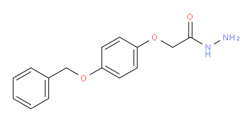 2-[4-(Phenylmethoxy)phenoxy]acetic acid hydrazide (ACI)