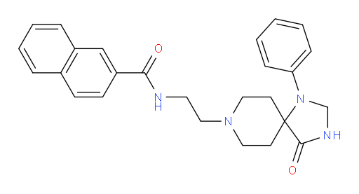 N-[2-(4-Oxo-1-phenyl-1,3,8-triazaspiro[4.5]dec-8-yl)ethyl]-2-naphthalenecarboxamide (ACI)