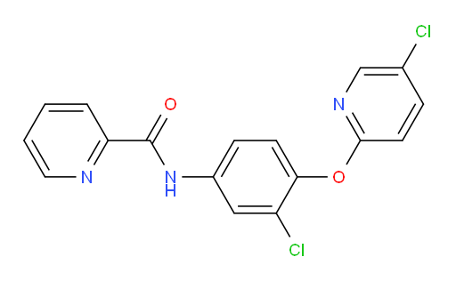 N-[3-Chloro-4-[(5-chloro-2-pyridinyl)oxy]phenyl]-2-pyridinecarboxamide (ACI)