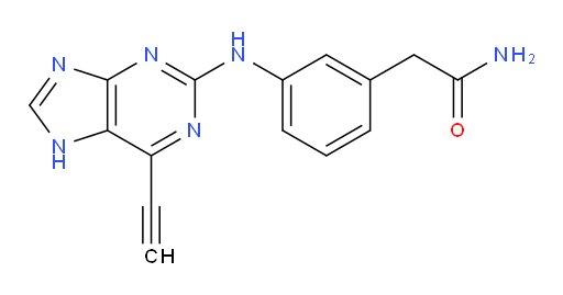 3-[(6-Ethynyl-9H-purin-2-yl)amino]benzeneacetamide (ACI)