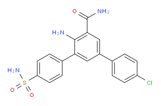 4′-Amino-4′′-(aminosulfonyl)-4-chloro[1,1′:3′,1′′-terphenyl]-5′-carboxamide (ACI)