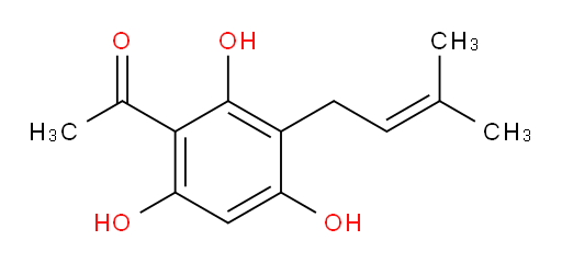 1-[2,4,6-Trihydroxy-3-(3-methyl-2-buten-1-yl)phenyl]ethanone (ACI)