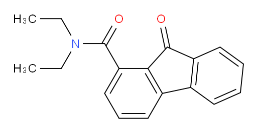 N,N-Diethyl-9-oxo-9H-fluorene-1-carboxamide (ACI)