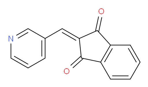 2-(3-Pyridinylmethylene)-1H-indene-1,3(2H)-dione (ACI)