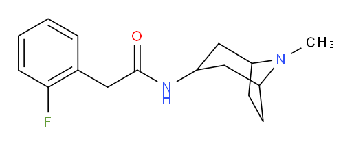 2-Fluoro-N-(8-methyl-8-azabicyclo[3.2.1]oct-3-yl)benzeneacetamide (ACI)