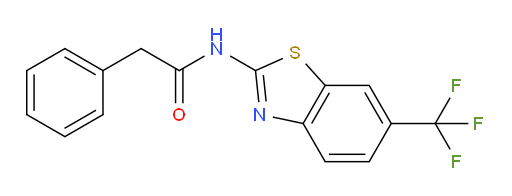 N-[6-(Trifluoromethyl)-2-benzothiazolyl]benzeneacetamide (ACI)