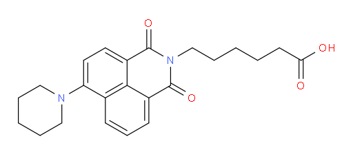 1,3-Dioxo-6-(1-piperidinyl)-1H-benz[de]isoquinoline-2(3H)-hexanoic acid (ACI)