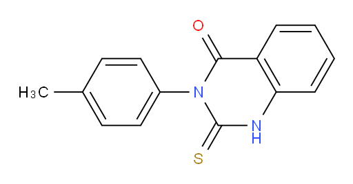 3-(4-Methylphenyl)-4-oxo-2-thioxo-1,2,3,4-tetrahydroquinazoline