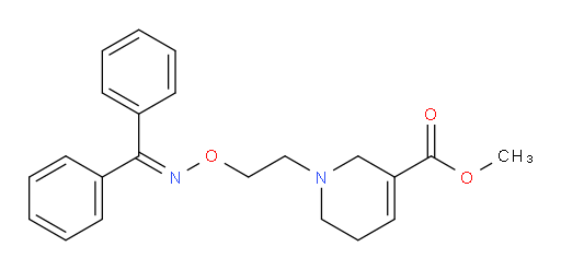 Methyl 1-[2-[[(diphenylmethylene)amino]oxy]ethyl]-1,2,5,6-tetrahydro-3-pyridinecarboxylate (ACI)