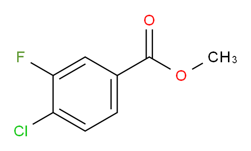 Methyl 4-chloro-3-fluorobenzoate (ACI)