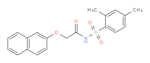 N-[(2,4-Dimethylphenyl)sulfonyl]-2-(2-naphthalenyloxy)acetamide (ACI)