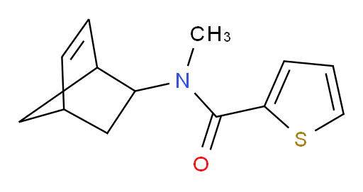 N-Bicyclo[2.2.1]hept-5-en-2-yl-N-methyl-2-thiophenecarboxamide (ACI)