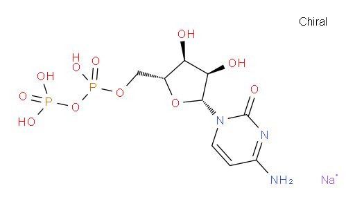 Cytidine 5′-(trihydrogen diphosphate), sodium salt (1:3) (ACI)