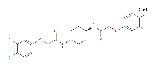 N,N′-trans-1,4-Cyclohexanediylbis[2-(3,4-dichlorophenoxy)acetamide] (ACI)