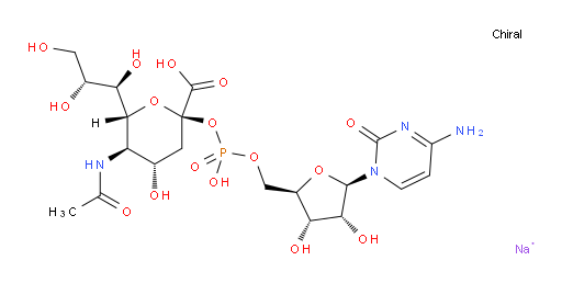 N-Acetyl-β-neuraminic acid 2-(hydrogen 5′-cytidylate) sodium salt (1:1) (ACI)