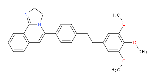 2,3-Dihydro-5-[4-[2-(3,4,5-trimethoxyphenyl)ethyl]phenyl]imidazo[2,1-a]isoquinoline (ACI)