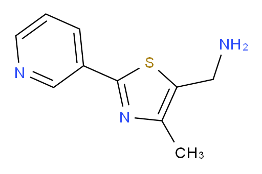 4-Methyl-2-(3-pyridinyl)-5-thiazolemethanamine (ACI)