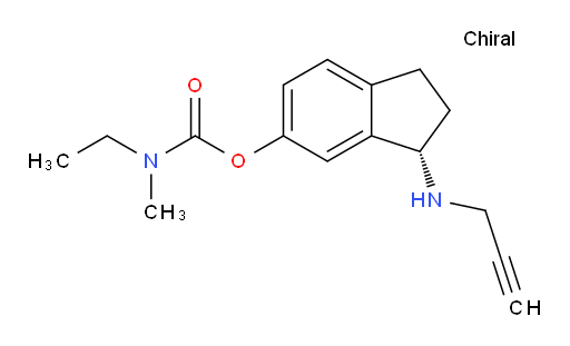 (3S)-2,3-Dihydro-3-(2-propyn-1-ylamino)-1H-inden-5-yl N-ethyl-N-methylcarbamate (ACI)