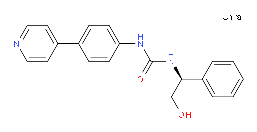N-[(1S)-2-Hydroxy-1-phenylethyl]-N′-[4-(4-pyridinyl)phenyl]urea (ACI)
