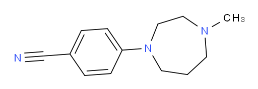 4-(Hexahydro-4-methyl-1H-1,4-diazepin-1-yl)benzonitrile (ACI)