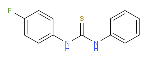 N-(4-Fluorophenyl)-N′-phenylthiourea (ACI)