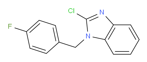 2-Chloro-1-(4-fluorobenzyl)-1H-benzimidazole