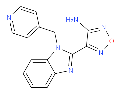 4-[1-(4-Pyridinylmethyl)-1H-benzimidazol-2-yl]-1,2,5-oxadiazol-3-amine (ACI)