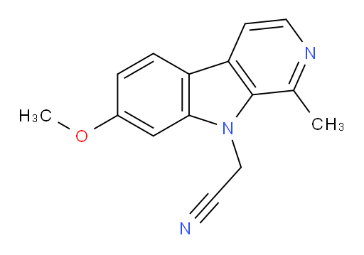 7-Methoxy-1-methyl-9H-pyrido[3,4-b]indole-9-acetonitrile (ACI)