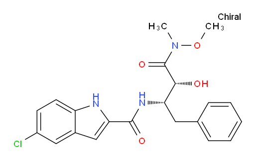 5-Chloro-N-[(1S,2R)-2-hydroxy-3-(methoxymethylamino)-3-oxo-1-(phenylmethyl)propyl]-1H-indole-2-carboxamide (ACI)