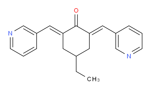 (2E,6E)-4-Ethyl-2,6-bis(3-pyridinylmethylene)cyclohexanone (ACI)