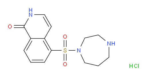 1(2H)-Isoquinolinone, 5-[(hexahydro-1H-1,4-diazepin-1-yl)sulfonyl]-, hydrochloride (1:1)