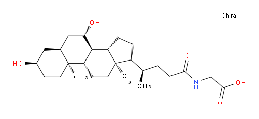 Glycine, N-[(3a,5b,7b)-3,7-dihydroxy-24-oxocholan-24-yl]-