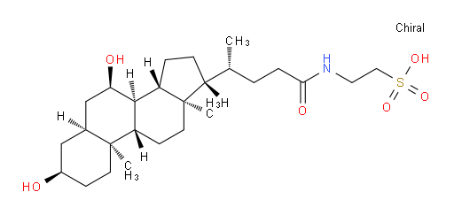 2-((R)-4-((3R,5S,7R,8R,9S,10S,13R,14S,17R)-3,7-dihydroxy-10,13-dimethylhexadecahydro-1H-cyclopenta[a]phenanthren-17-yl)pentanamido)ethanesulfonic acid