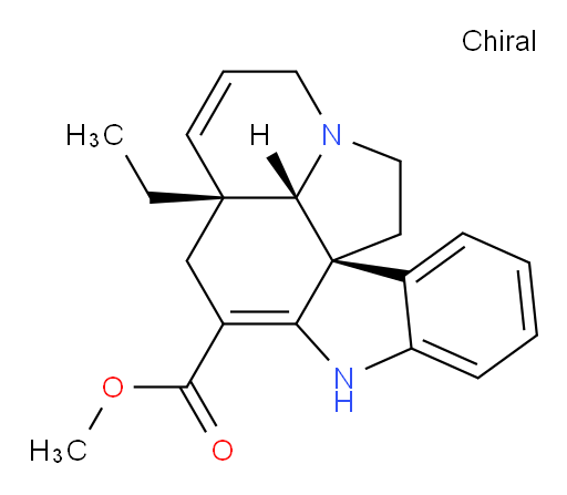 Aspidospermidine-3-carboxylic acid, 2,3,6,7-tetradehydro-, methyl ester, (5α,12R,19α)-