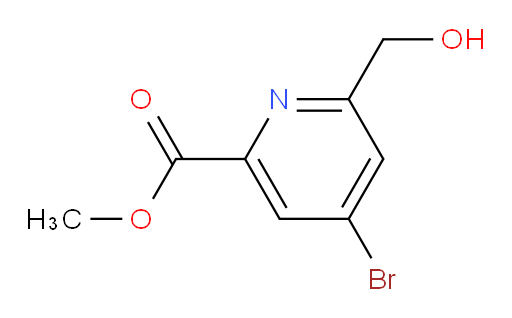 methyl 4-bromo-6-(hydroxymethyl)picolinate