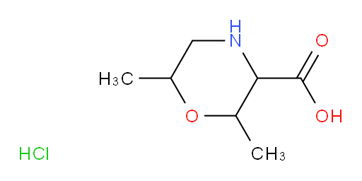 2,6-dimethylmorpholine-3-carboxylic acid hydrochloride