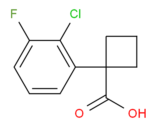 1-(2-chloro-3-fluorophenyl)cyclobutane-1-carboxylic acid